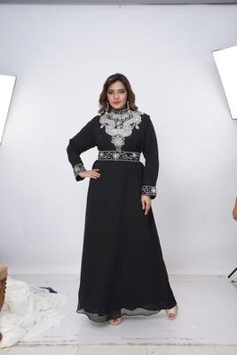 Dubai Kaftan Women Dress Moroccan Caftan Long Farasha Maxi Dress Al217 4