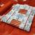 white printed cotton unstitched salwar with dupatta