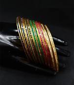 Multicolor stone Bangles