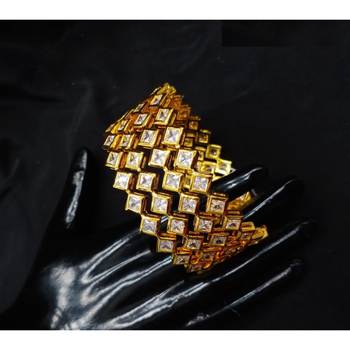 gold kundan bangles for women 1