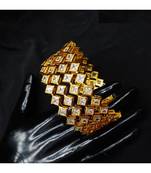 gold kundan bangles for women