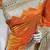 Orange Embroidered Pure Art Silk Saree With Blouse