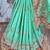 Green Embroidered Chiffon Saree With Blouse