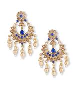 Blue Bollywood Style Chandbali