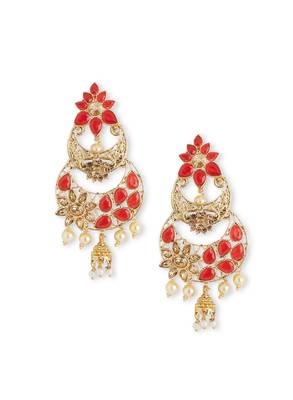 Red Big Chandbali 1
