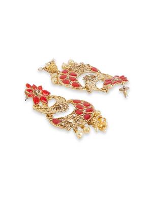 Red Big Chandbali 2