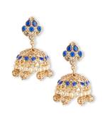 Blue Jhumkas