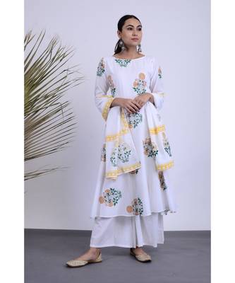 Adra Cotton Hnad Block Set of three 2