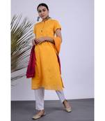 Harleen Cotton Hand Block Set Thre