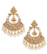 Big Antiqe Gold Chandbali