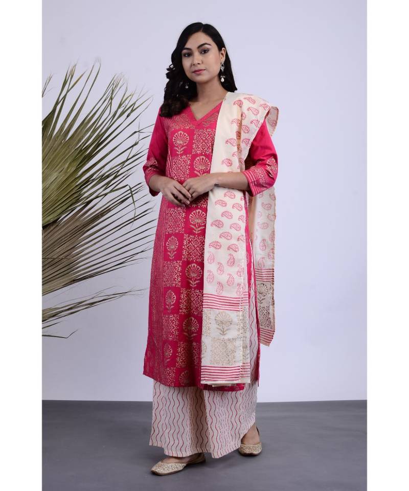 Eva Cotton Hand Block Set Three