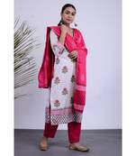 Dipti Cotton Hand Block Set-Two