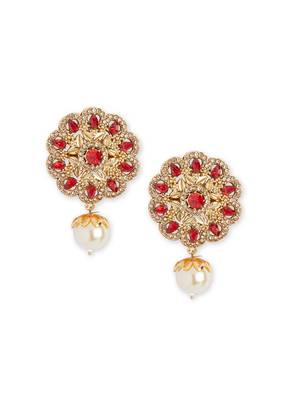 Red Stone Studs 1