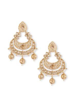 Antiqe Gold Traditional Chandbali 1