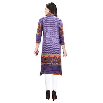 Women'S Multicolor Printed Cotton Ethnic Kurti 2