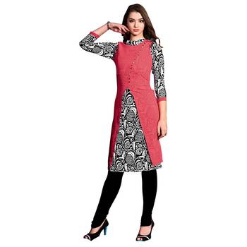 Women'S Multicolor Printed Georgette Ethnic Kurti 1
