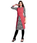 Women'S Multicolor Printed Georgette Ethnic Kurti