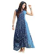 Women'S Multicolor Printed Georgette Ethnic Kurti