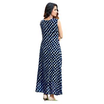 Women'S Multicolor Printed Georgette Ethnic Kurti 2