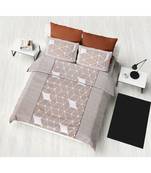 pure cotton multicolour king size double  bed bedsheet with pillow cover