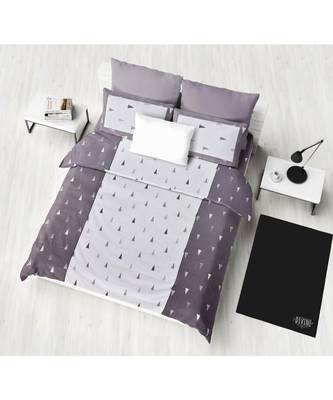 pure cotton multicolour king size double  bed bedsheet with pillow cover 1