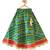 Green Printed Art Silk Stitched Ghagra Choli