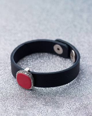 Bold Black & Red Milestone Bracelet 1