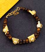 Healing Bracelet Yellow Gold Plated Bracelet