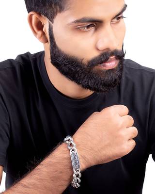 Savage Link Pattern Men's Bracelet 5
