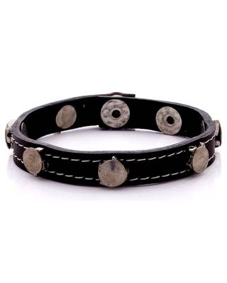 Studded Silver Plated Bracelet for Men 1