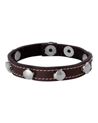 Studded Silver Plated Bracelet for Men 2