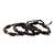 Black Wood Beads Bracelet For Men Set Of 3