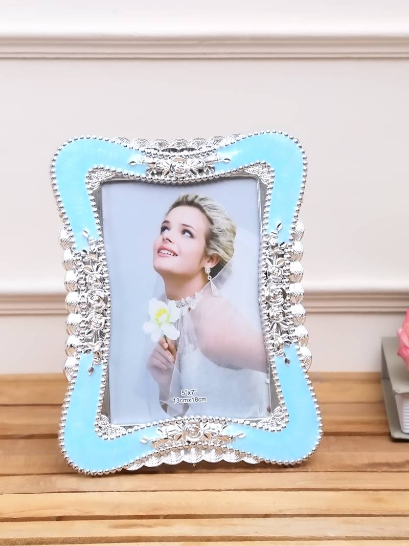 Appealing And Suave Aqua Colour Photo Frame