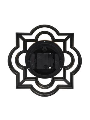 Abstract Design Golden Finish Wall Clock 4