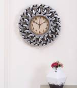 Silver Finish Chain Style Wall Clock