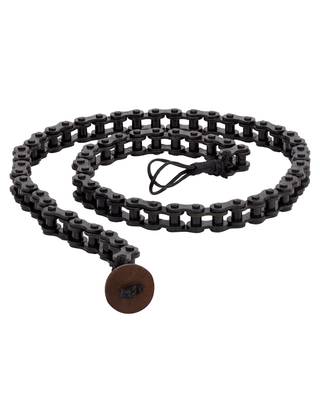 Black Rhodium Plated Motorcycle Diaries Bike Chain 2