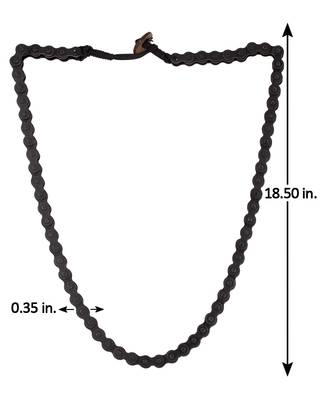 Black Rhodium Plated Motorcycle Diaries Bike Chain 4