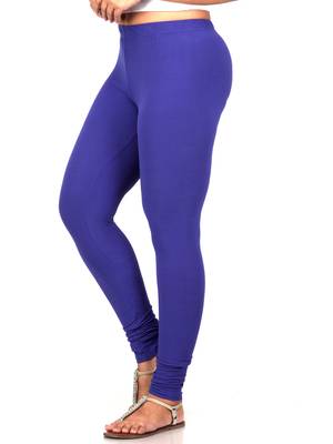 Women  Blue Polycotton Churidar Legging   2