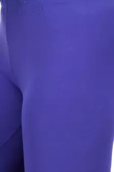 Women  Blue Polycotton Churidar Legging  