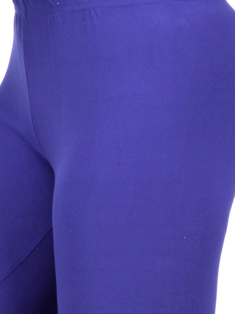 Women  Blue Polycotton Churidar Legging  