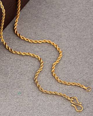 Golden Links Rope Link Chain 1