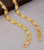 Linking Laureate Brass Chain In Gold Plating