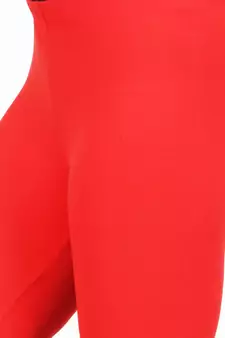 Women  Red Polycotton Churidar Legging  