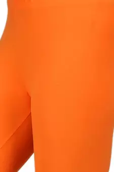 Women  Orange Polycotton Churidar Legging  