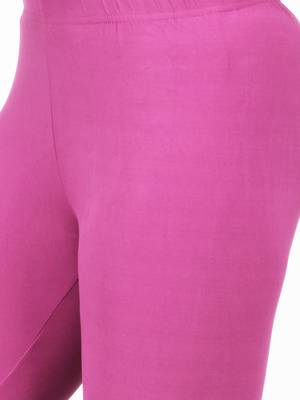 Women  Purple Polycotton Churidar Legging   3