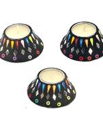 Stunning Lamp Shade Shape Candle Diyas- Set Of 3