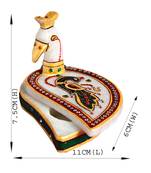 Peacock Designed Roli Tika Holder