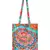 Eco-Friendly Blue & Multicolour Floral Print Canvas Shoulder Bag