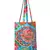 Eco-Friendly Blue & Multicolour Floral Print Canvas Shoulder Bag