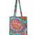 Eco-Friendly Blue & Multicolour Floral Print Canvas Shoulder Bag
